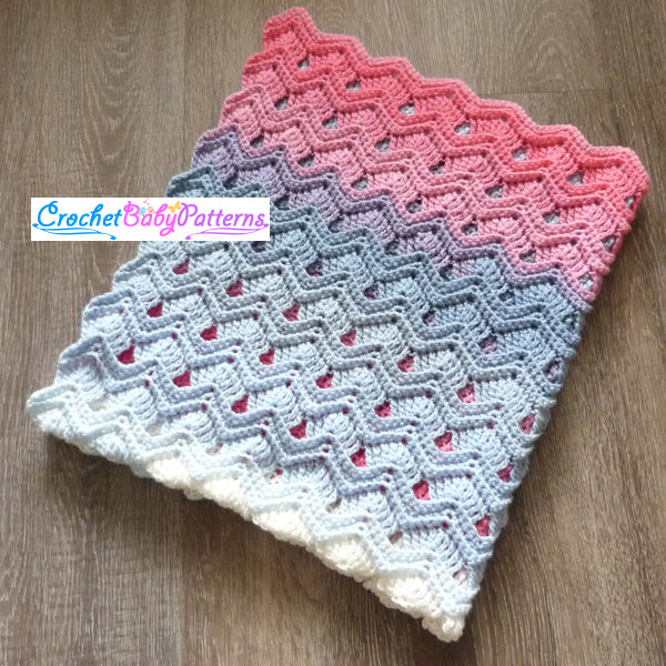Mandala Chevron Blanket