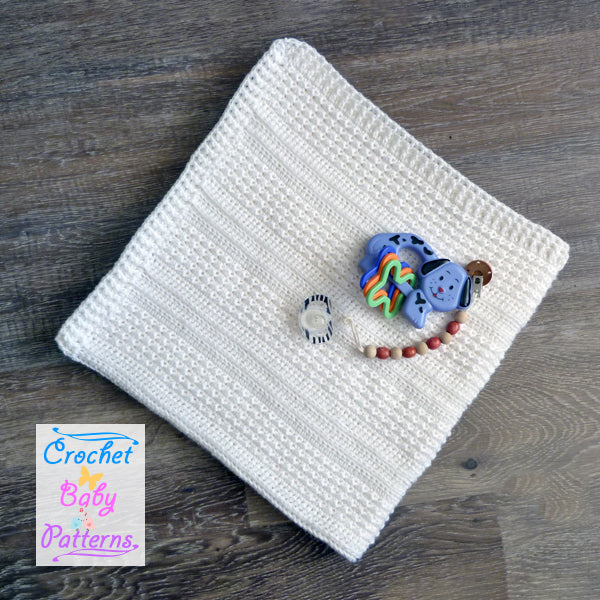 Textured Moss Baby Blanket