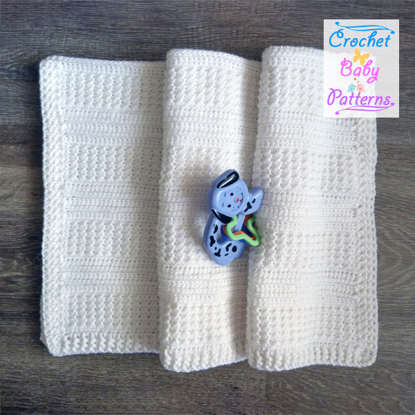 Textured Moss Baby Blanket