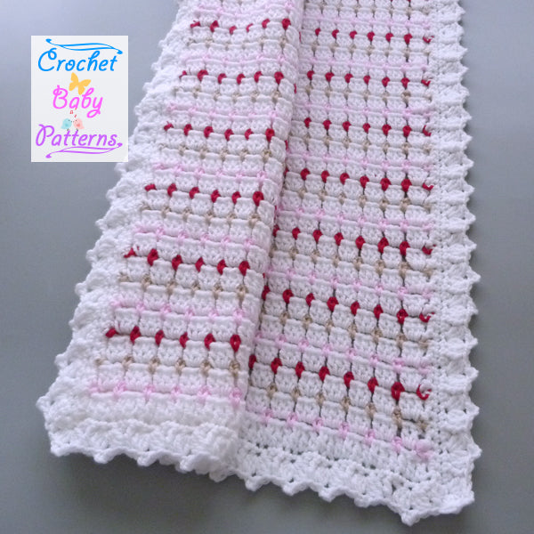 Block Stitch Baby Blanket