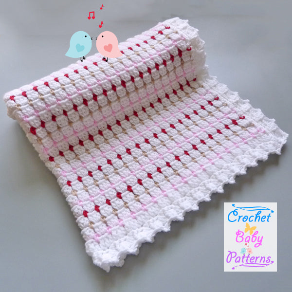 Block Stitch Baby Blanket
