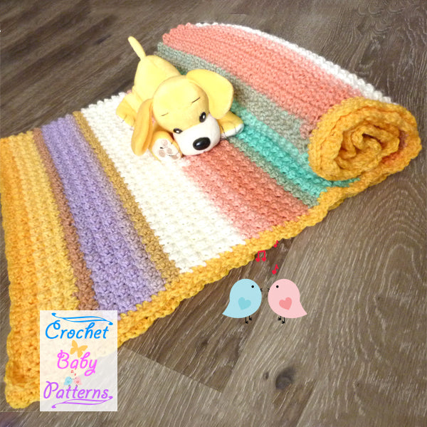 Bumpy Meadow Baby Blanket