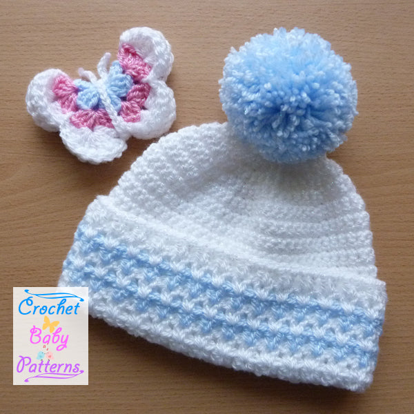 Butterfly Baby Beanie