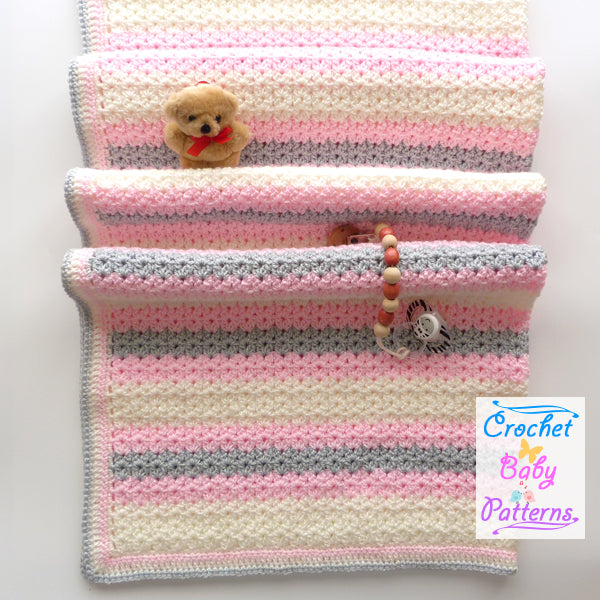 Cluster V-Stitch Blanket