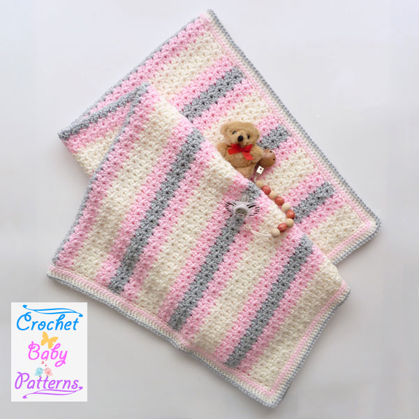 Cluster V-Stitch Blanket