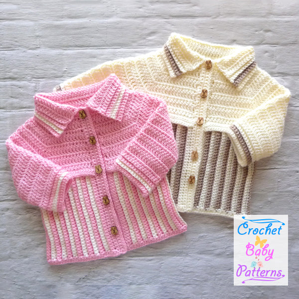Contrast Stripe Baby Jacket