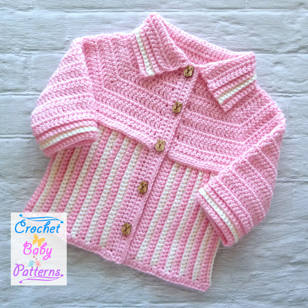 Contrast Stripe Baby Jacket