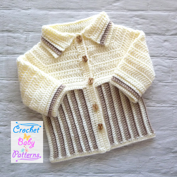Contrast Stripe Baby Jacket
