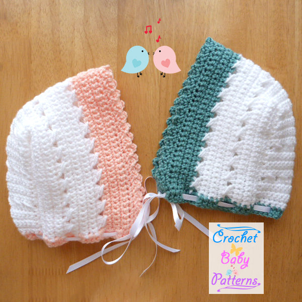 Criss Cross Baby Bonnet