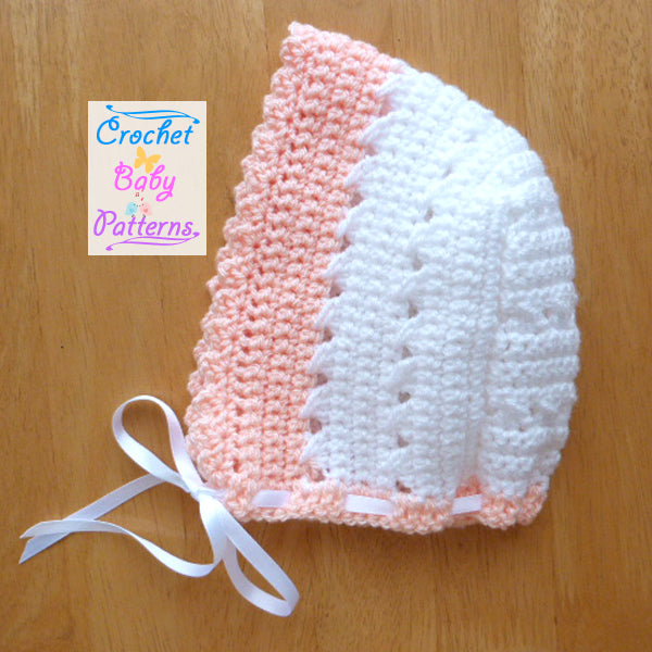 Criss Cross Baby Bonnet