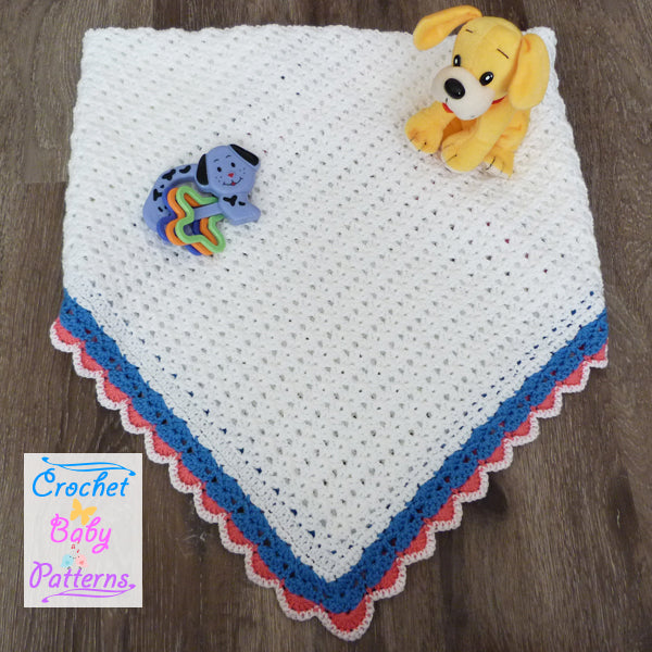Just Shells Baby Blanket