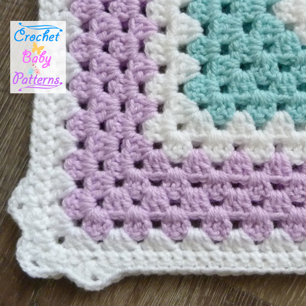 Large Granny Square Blanket