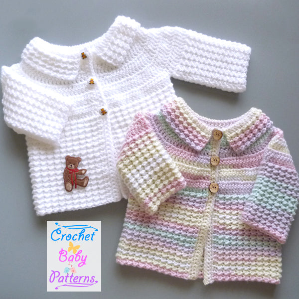 Little Waves Baby Cardigan