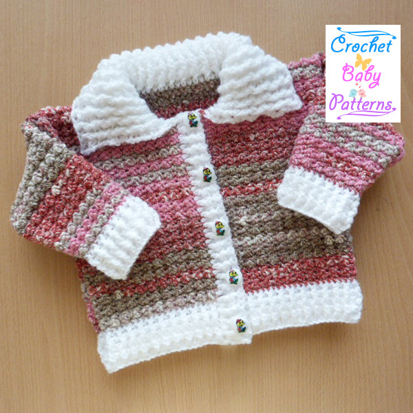 Ribbed Cardigan with Collar