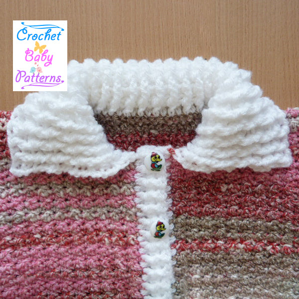 Ribbed Cardigan with Collar