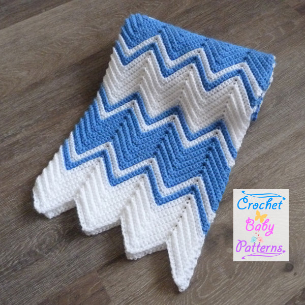 Ripple Baby Stroller Blanket  Crochetbabypatterns