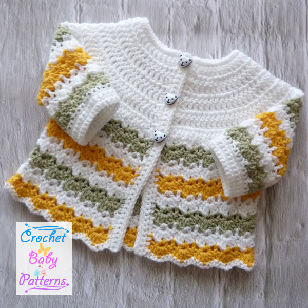 Round Yoke Baby Coat