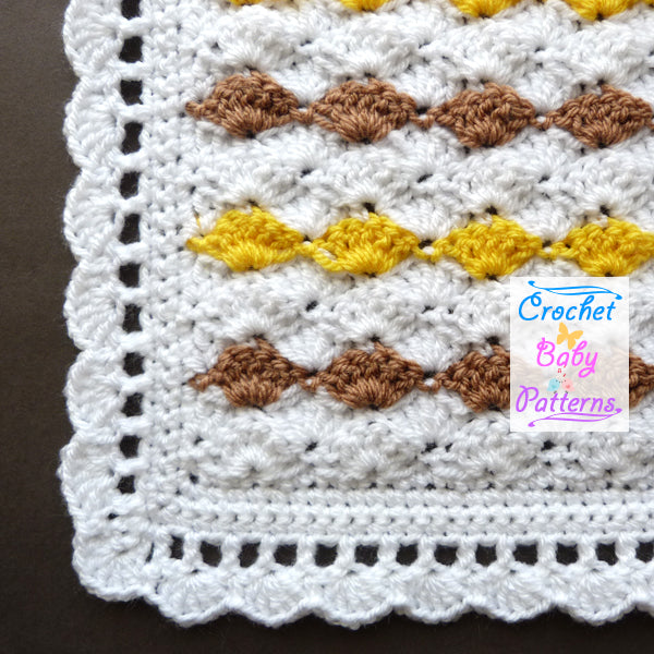 Shell Stroller Blanket