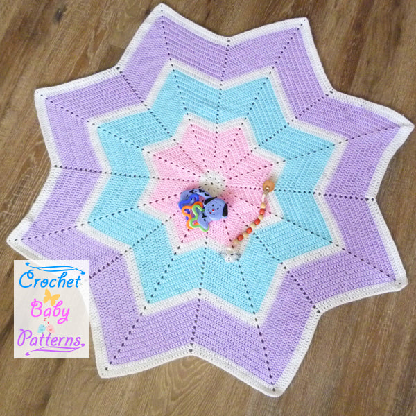 Twinkle Point Baby Blanket