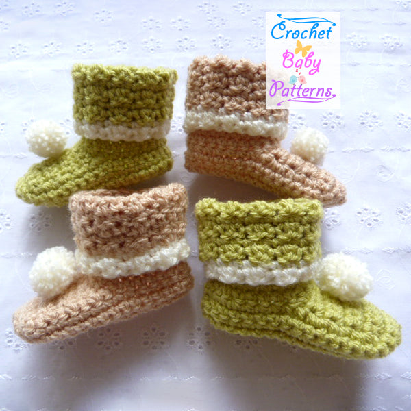 Woodland Newborn Booties