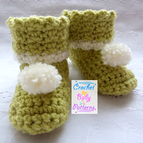 Woodland Newborn Booties