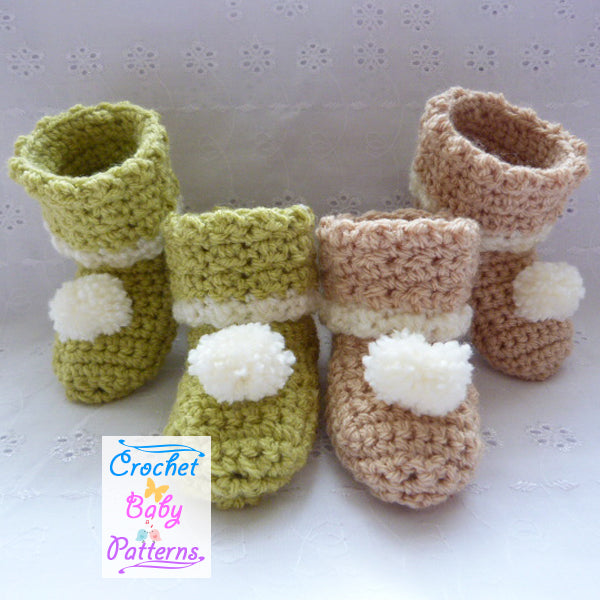 Woodland Newborn Booties