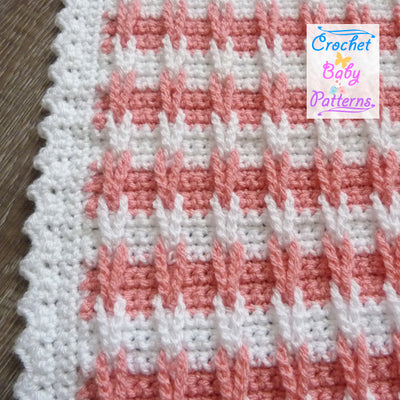 Braided Cables Baby Blanket