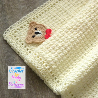 Classic Bear Baby Blanket