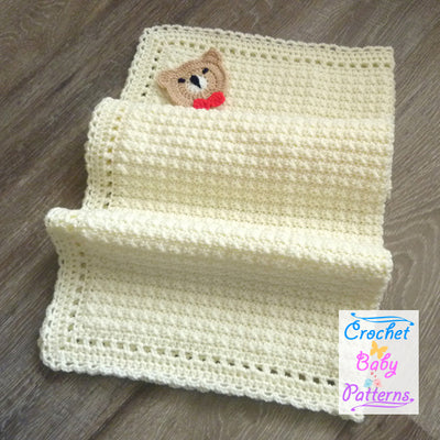 Classic Bear Baby Blanket