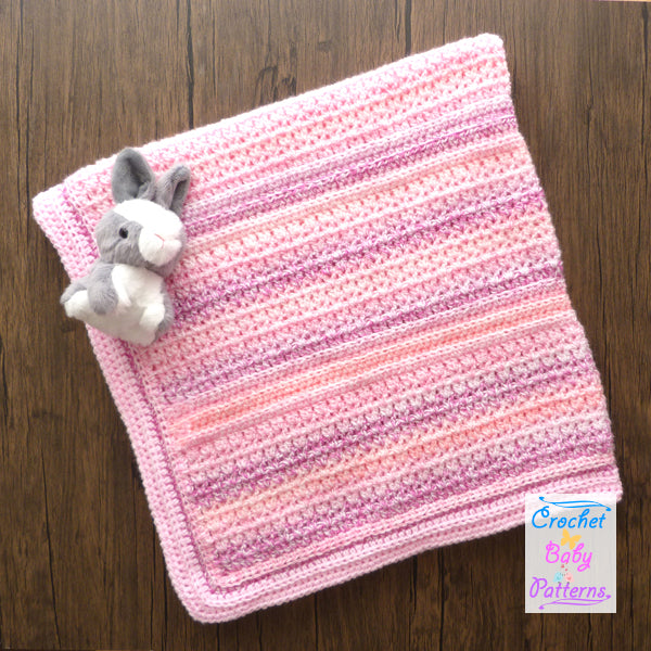 Pink Marbles Baby Blanket – Crochetbabypatterns