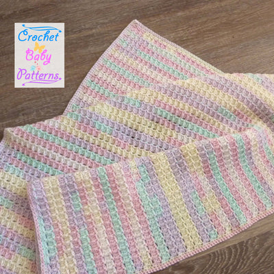 Raised Brick Baby Blanket