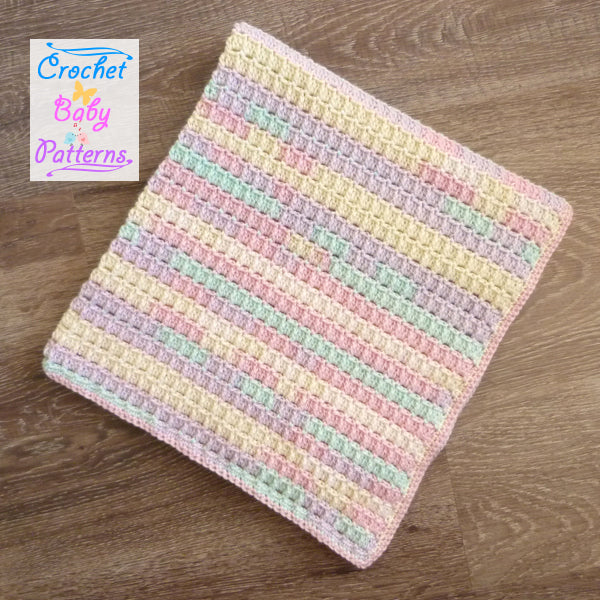 Raised Brick Baby Blanket