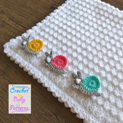 Speedy Snail Baby Blanket